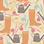 QuoteMyWall Gardeners Wellies & Flowers Vinyl Sticker Wrap For Furniture & Kitchen Worktops