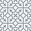 QuoteMyWall Grey Vintage Pattern Tile Stickers Peel & Stick Tile Decals For Kitchen & Bathroom (16 pack)