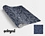 QuoteMyWall Navy White Hand Drawn Leaves Pattern Furniture Vinyl Wrap & Kitchen Worktops