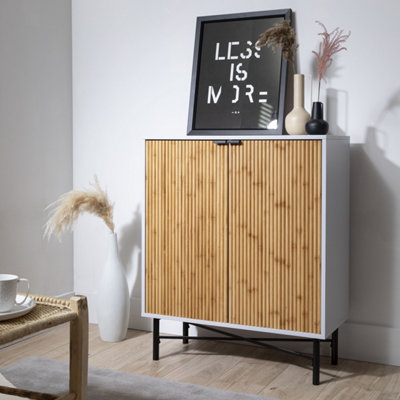 Rökstorp Sideboard in Grey & Pine