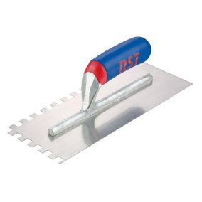 R.S.T. - Notched Trowel Square 6mm² Soft Touch Handle 11 x 4.1/2in