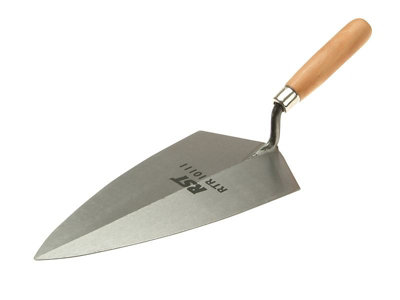 R.S.T. RTR10111 101 Philadelphia Pattern Brick Trowel Wooden Handle 11in RST10111
