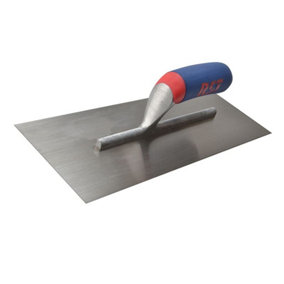 R.S.T. RTR13S Plasterer's Finishing Trowel Carbon Steel Soft Touch Handle 13 x 4.1/2in RST13S