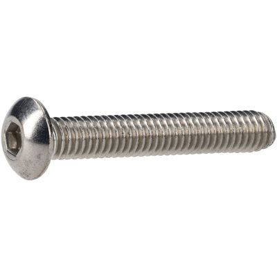 R-TECH 337481 M4 X 25 Hex Socket Button Screws A2 ST/ST - Pack Of 100