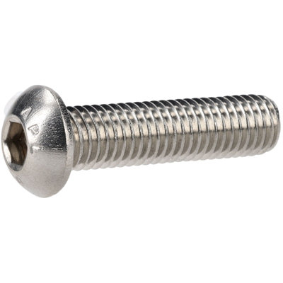 R-TECH 337493 M10 X 40 Hex Socket Button Screws A2 ST/ST - Pack Of 50