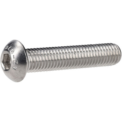 R-TECH 337494 M10 X 50 Hex Socket Button Screws A2 ST/ST - Pack Of 50