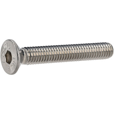 R-TECH 337523 M6 X 40 Hex Socket Countersunk Screws A2 ST/ST - Pack Of 100