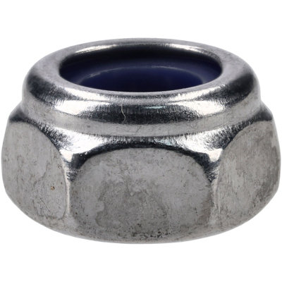 R-TECH 337541 Nylon Insert A2 Stainless Steel Lock Nuts M6 - Pack of 100