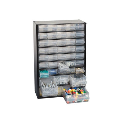 Raaco 1321-07 Metal Cabinet 40 Drawer Multi Colour (One Size)
