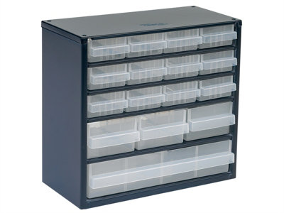 Raaco 137560 616-123 Metal Cabinet 16 Drawer RAA137560