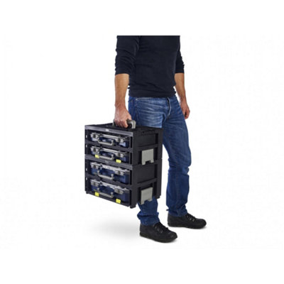 Raaco Carrymore 55x2 Storage System Multi Colour (One Size)