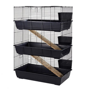 Rabbit 100 Triple Cage Indoor for Rabbits & Guinea Pigs