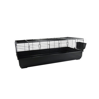 Rabbit 140cm LARGE Indoor Rabbit & Guinea Pig Cage Black Price Comparisons | Compare The Build