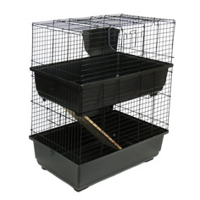 Rabbit 80 Double Cage Indoor for Rabbits & Guinea Pigs