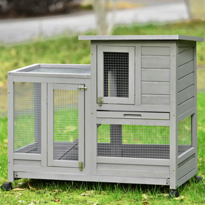 Diy large best sale rabbit hutch