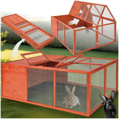 Rabbit Hutch Murphy with Roof Access, Folding Design and Open Floor ...