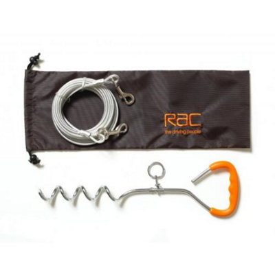 Rac Tie Out Stake Cable Kit (Pack of 6)