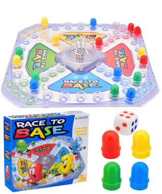 Racing Style Family Board Game Colourful Plastic Medium