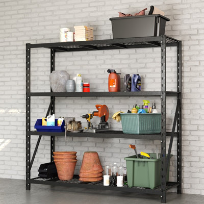 RACK 1000 4 Shelf Shelving Unit 1930 x 1830 x 640mm