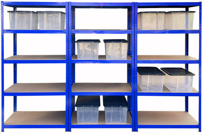 Racking Monkey 180x90x60cm | 3 Bay Garage Shelving Barbados | Ubuy
