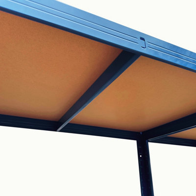 Racking Monkey 180x90x45cm 3 Bay Garage Shelving Units 200kg UDL Per ...