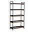 Racking Solutions 5 Tier Industrial Contemporary Home Storage Shelving Oak Style Finish & Matt Black Metalwork 1750mm H x 900mm W