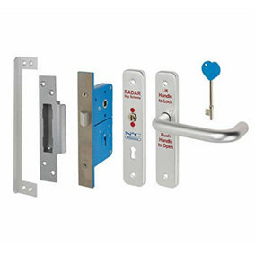RADAR Lock Disabled Toilet Lock Set - Right Hand - Genuine N&C Phlexicare
