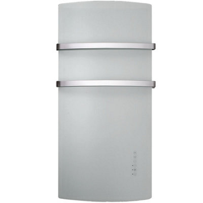 Radialight Deva Glass Electric Bathroom Fan Heater With Towel Bars ...