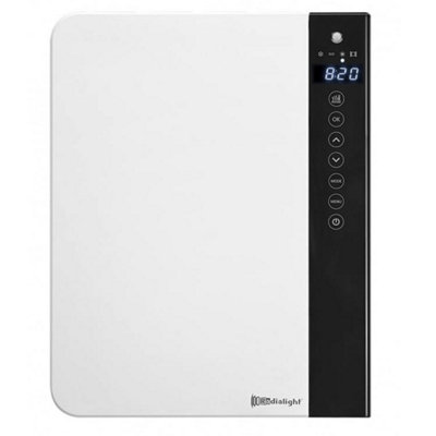 Radialight Windy Electric Bathroom Fan Heater, 1800W, White at B&Q