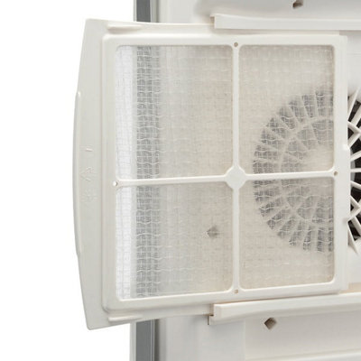 Radialight Windy Electric Bathroom Fan Heater, 1800W, White
