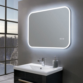 Radiance Ultra Slim Landscape LED Illuminated Mirror 800 x 600mm