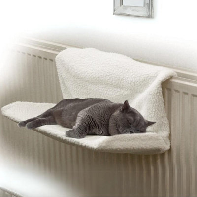 Radiator Cat Bed Cat Small Dog Pet Radiator Bed Warm Fleece Beds Basket Cradle Hammock