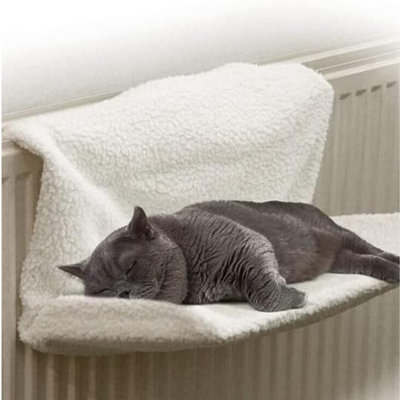 Radiator Cat Bed Cat Small Dog Pet Radiator Bed Warm Fleece Beds Basket Cradle Hammock