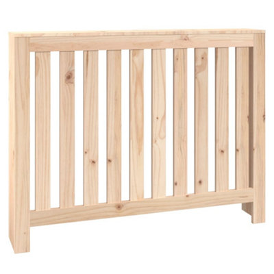 Radiator Cover 108.5x19x84 cm Solid Wood Pine