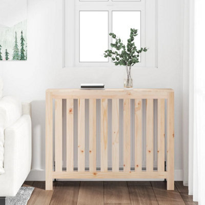 Radiator Cover 108.5x19x84 cm Solid Wood Pine - 3