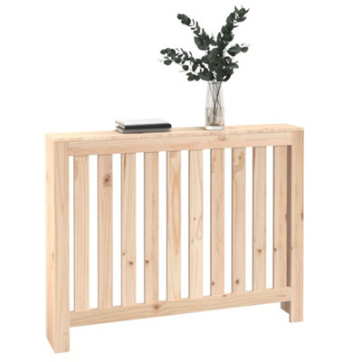 Radiator Cover 108.5x19x84 cm Solid Wood Pine - 4