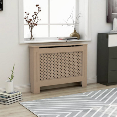 Radiator Cover 112x19x81.5 cm MDF