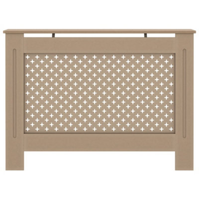 Radiator Cover 112x19x81.5 cm MDF - 3