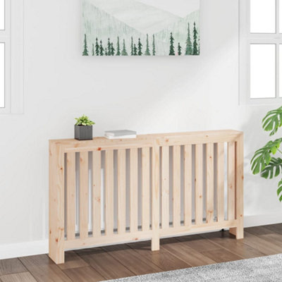 Radiator Cover 153x19x84 cm Solid Wood Pine