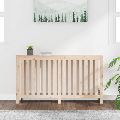 Radiator Cover 153x19x84 cm Solid Wood Pine - 3
