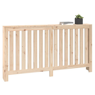 Radiator Cover 153x19x84 cm Solid Wood Pine - 4