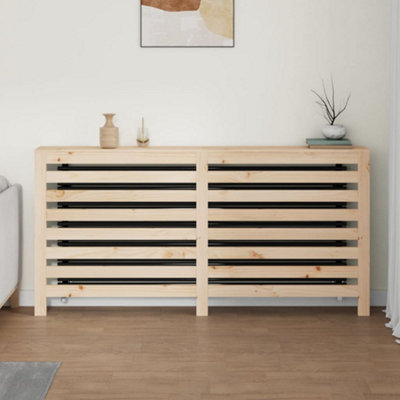 Radiator Cover 169x19x84 cm Solid Wood Pine - 3