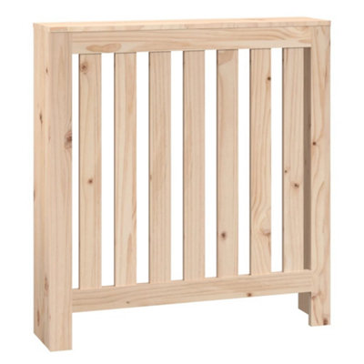 Radiator Cover 79.5x19x84 cm Solid Wood Pine