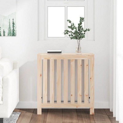 Radiator Cover 79.5x19x84 cm Solid Wood Pine - 3