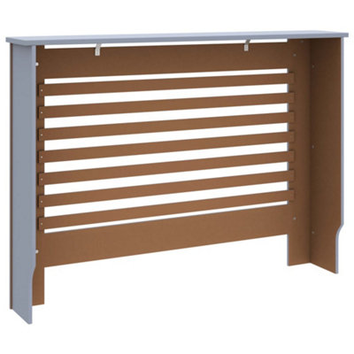 Radiator Cover Anthracite 112x19x81.5 cm MDF - 5