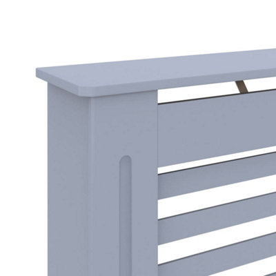 Radiator Cover Anthracite 112x19x81.5 cm MDF - 6