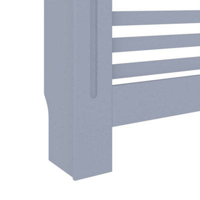 Radiator Cover Anthracite 112x19x81.5 cm MDF - 7