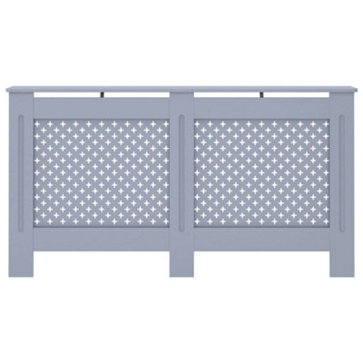 Radiator Cover Anthracite 152x19x81.5 cm MDF - 3