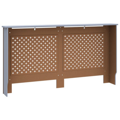Radiator Cover Anthracite 152x19x81.5 cm MDF - 5