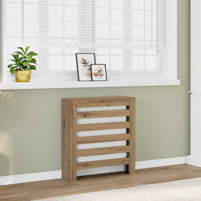 Radiator Cover Artisian Oak 78x20x82 cm Engineered Wood